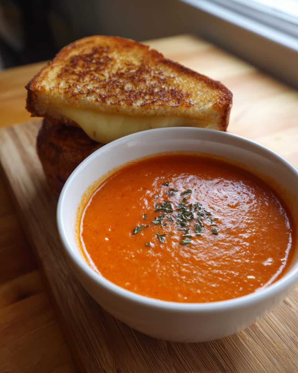 Tomatensuppe und Käsetoast - detail 1