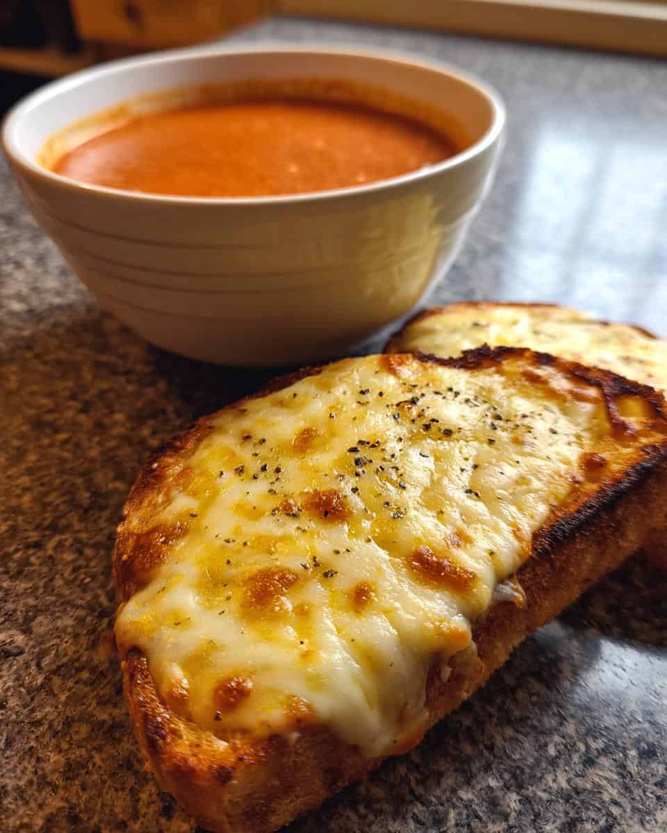 Tomatensuppe und Käsetoast - detail 2