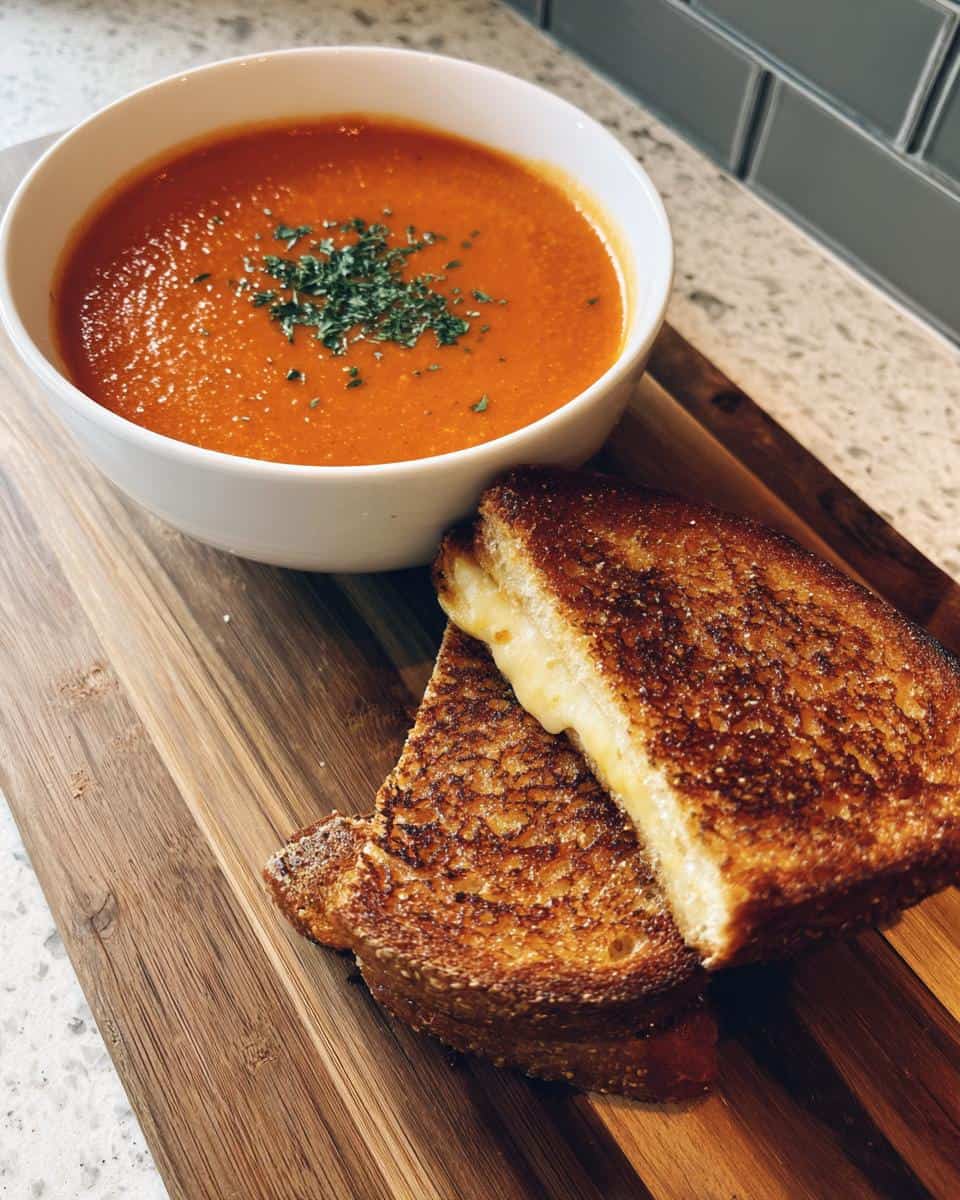 Tomatensuppe und Käsetoast - detail 2
