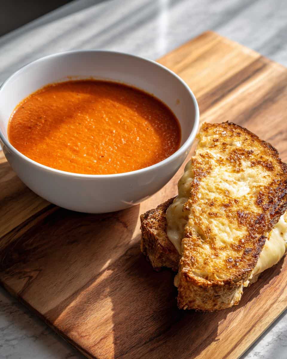 Tomatensuppe und Käsetoast - detail 3
