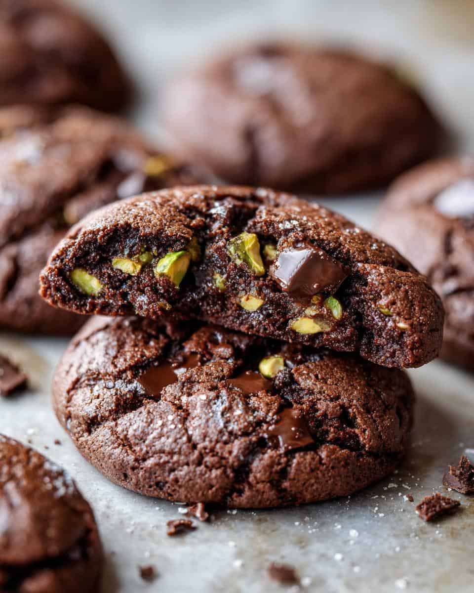 Unwiderstehliche Schoko-Pistazien-Cookies - detail 1