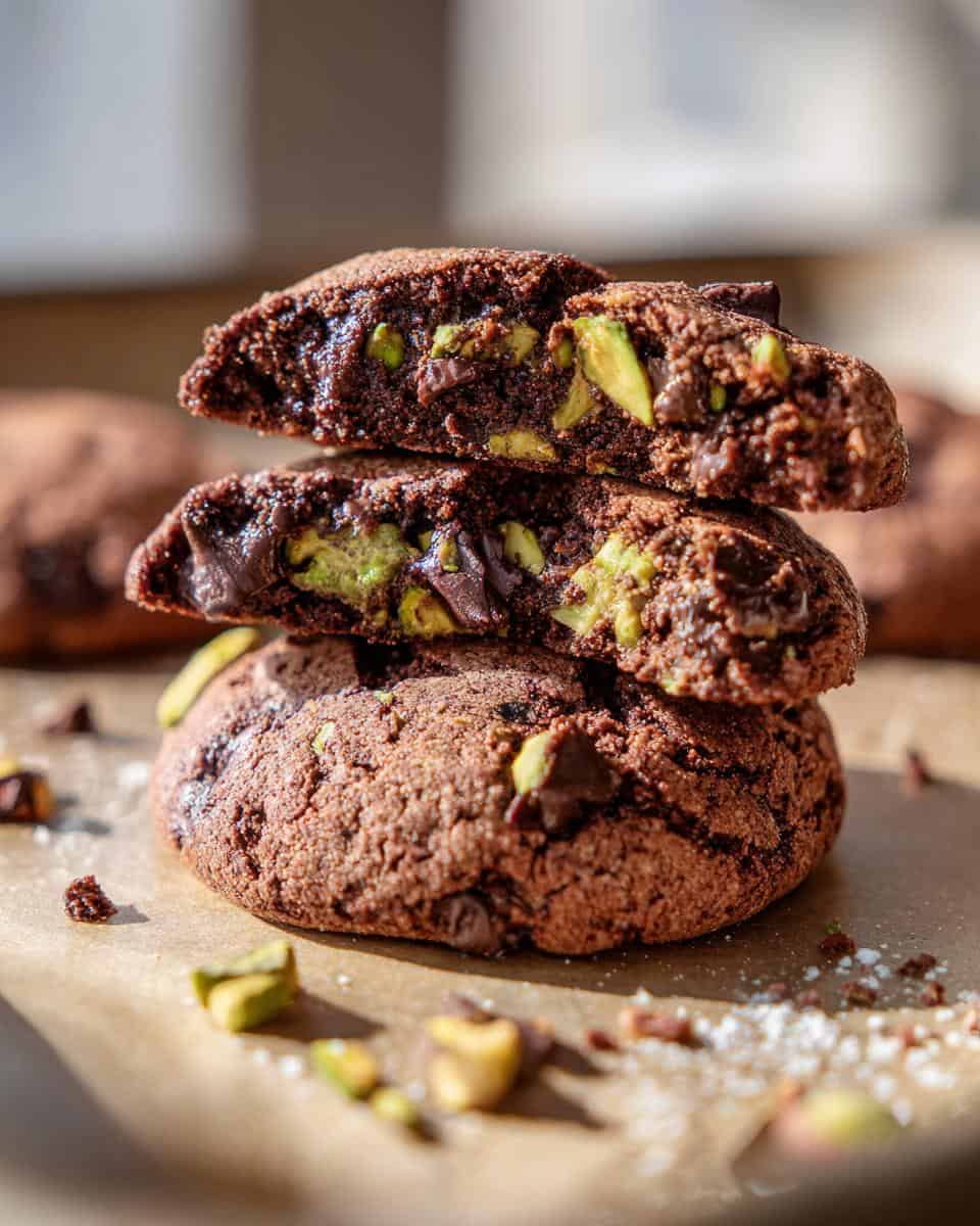Unwiderstehliche Schoko-Pistazien-Cookies - detail 2