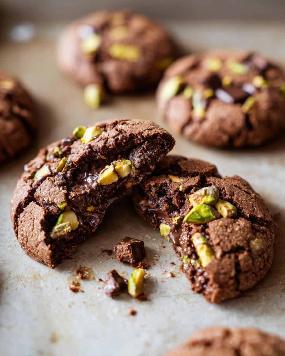 Unwiderstehliche Schoko-Pistazien-Cookies - detail 3