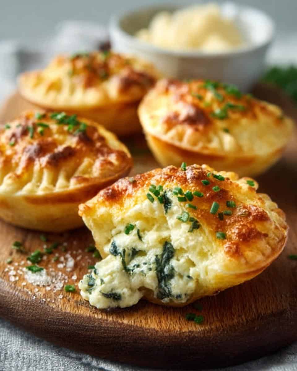 Vegetarische Kartoffeltaschen mit Frischkäsefüllung - detail 2