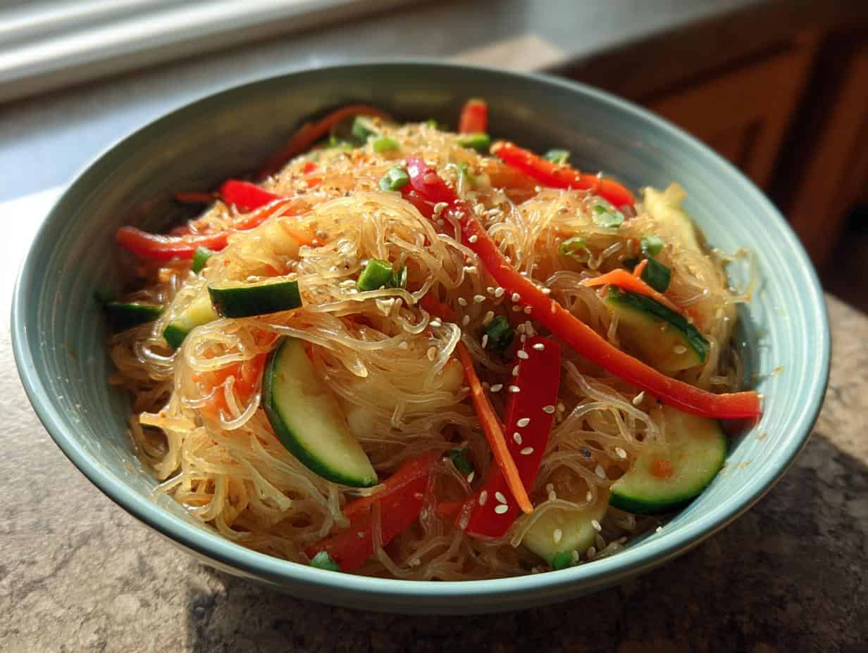 Würziger Glasnudelsalat: Genial Einfach in 20 Min