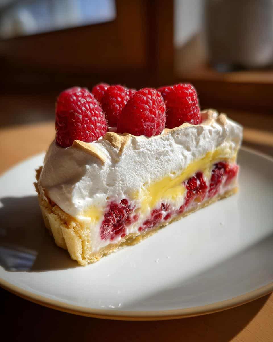 Zitronen Himbeer Baiser Tarte - detail 2