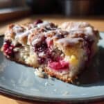 Zitronenkuchen vom Blech beerige Kokosraspel