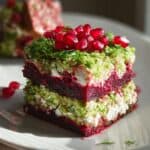 Brokkoli Tatar mit Granatapfel und Ziegenfrischkäse