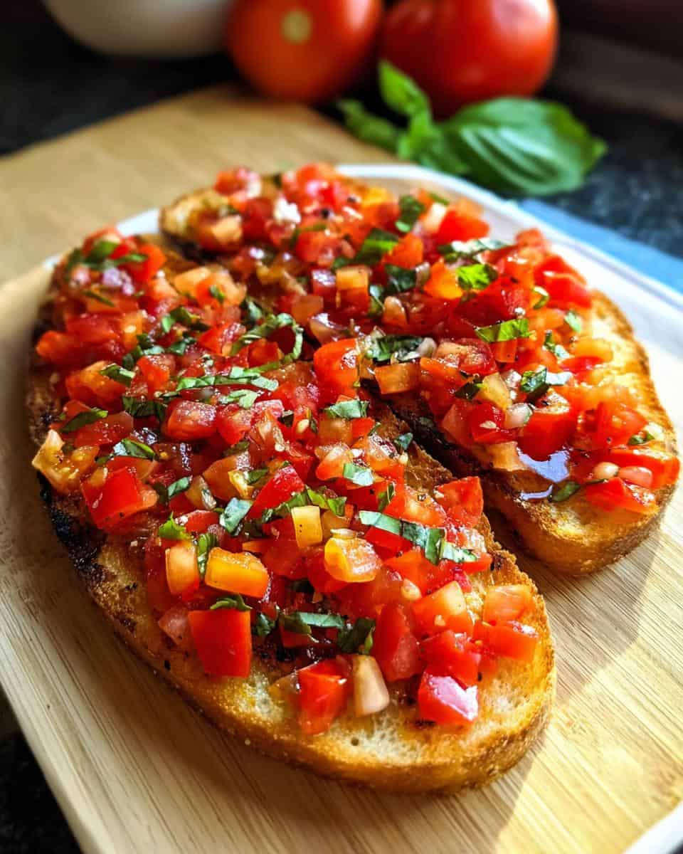Bruschetta mit Tomaten - detail 3