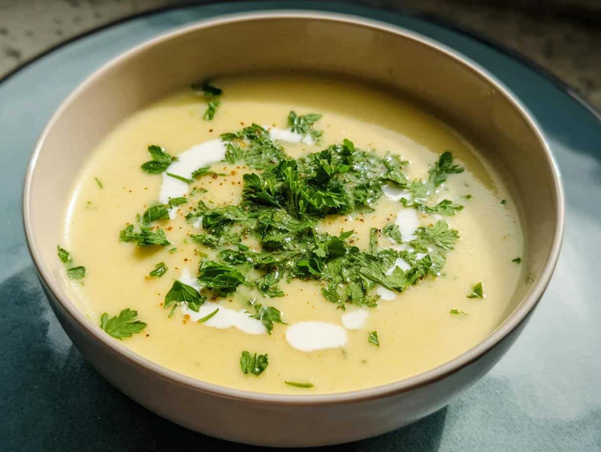 Einfache cremige Kartoffelsuppe: 1 Genialer Trick