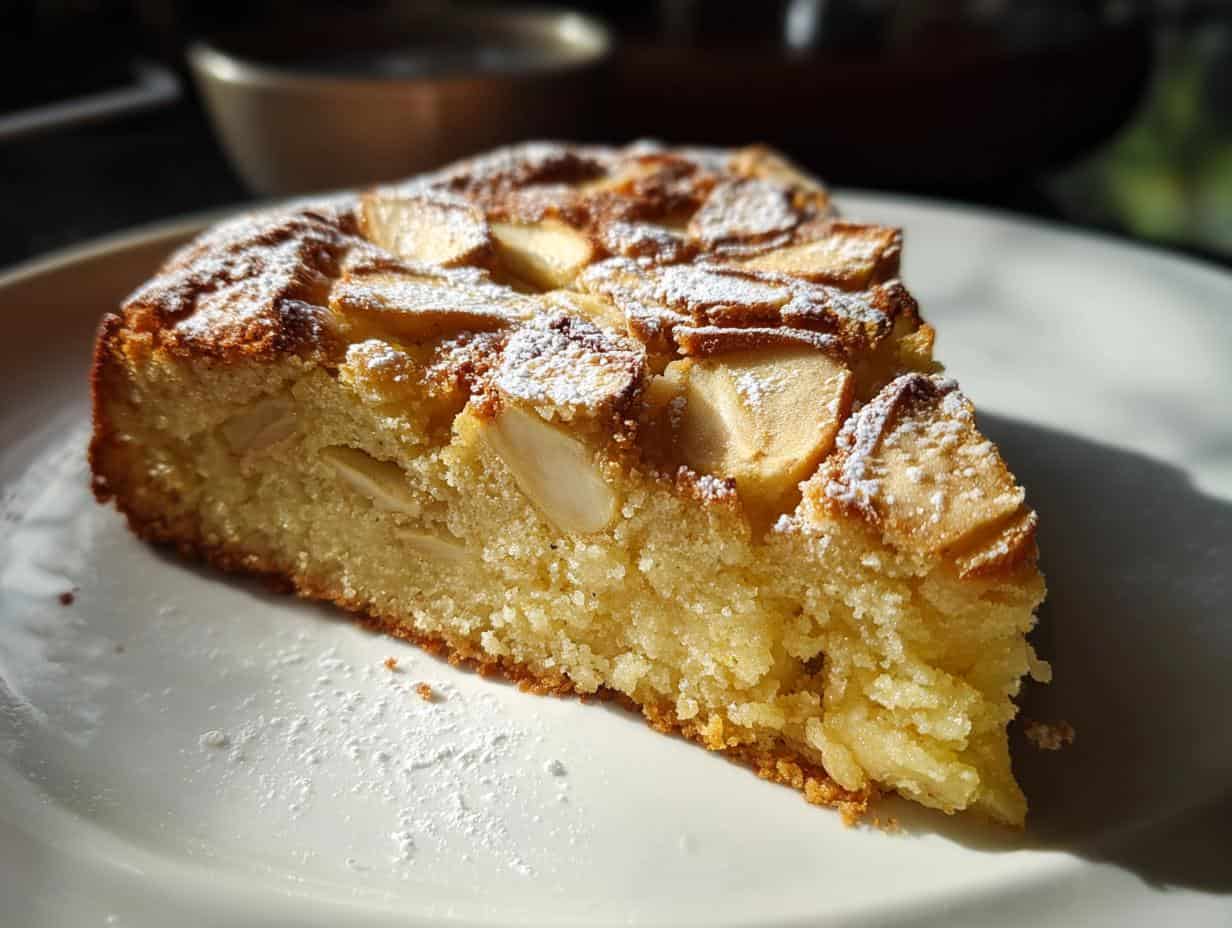 Glutenfreier Apfelkuchen mit Mandelmehl ohne Zucker