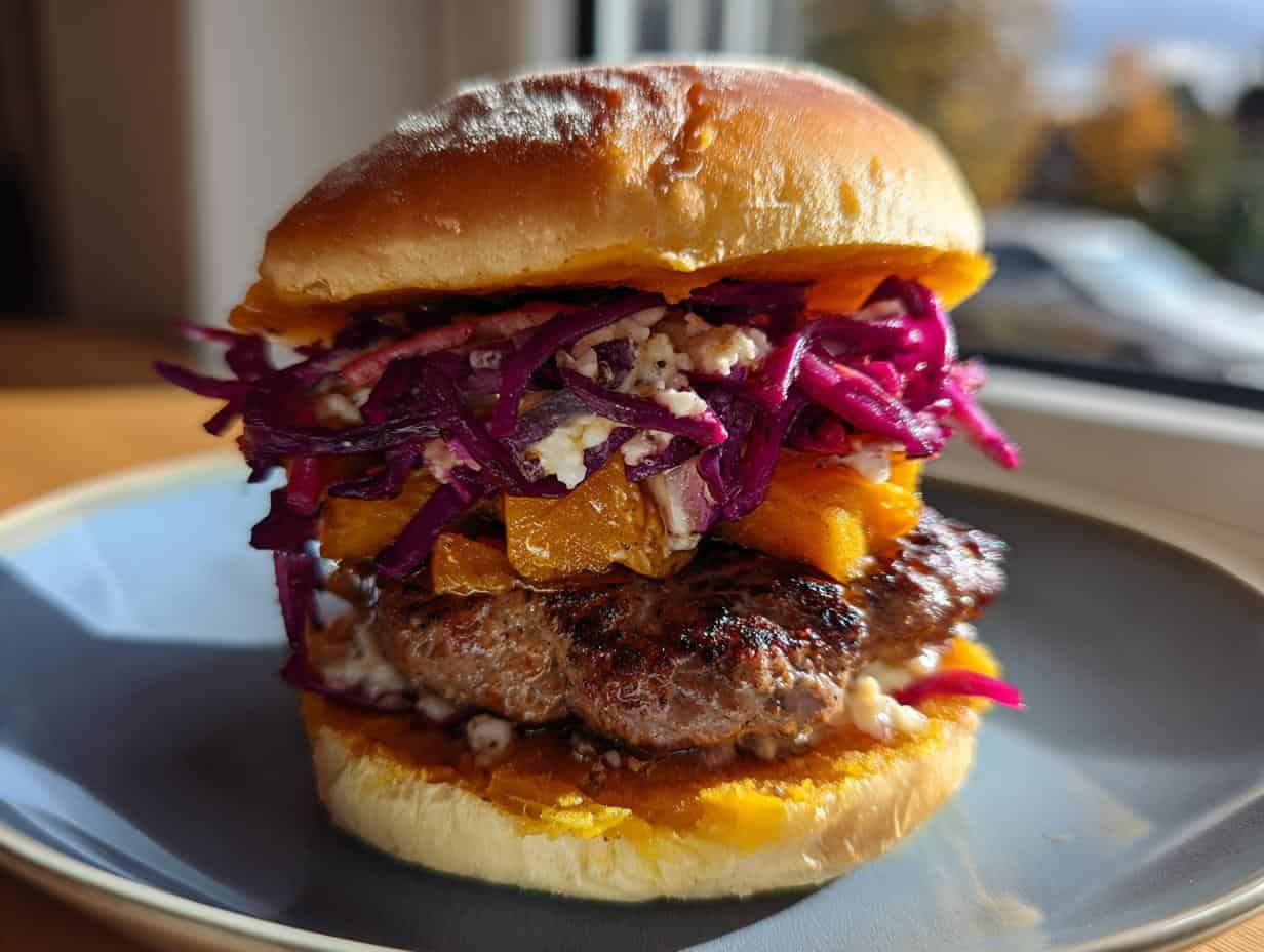 Herbstlicher Burger: 1 Rezept, das dich umhaut