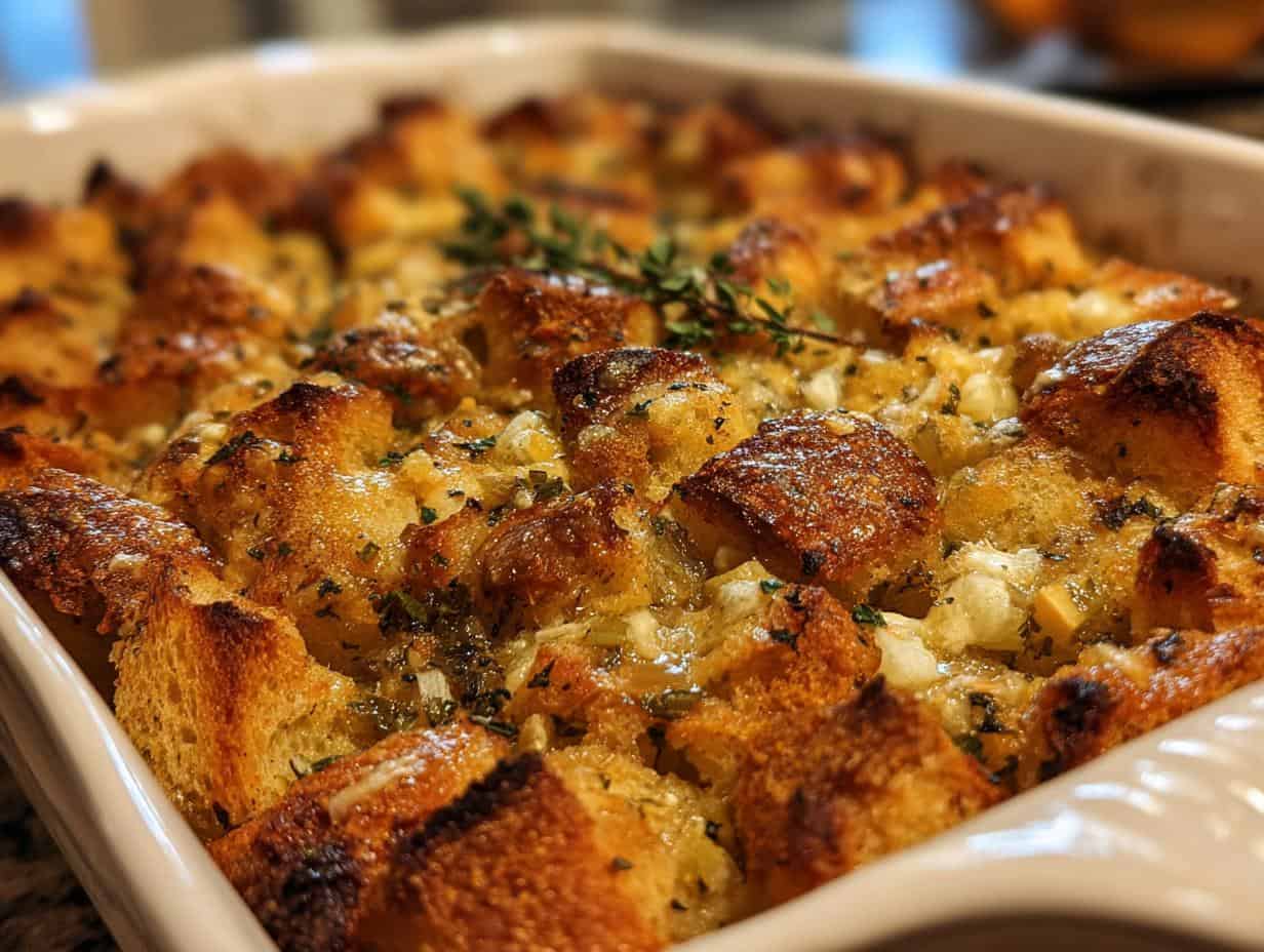 Klassische Thanksgiving Füllung Brot: Oma’s geniales Rezept