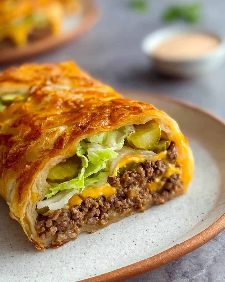 Knusprige Zwiebelrolle Big Mac Style selber machen - detail 3