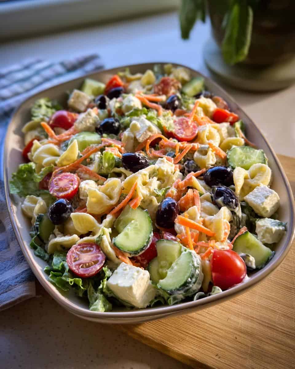 Mediterraner Nudelsalat - detail 1