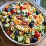 Mediterraner Nudelsalat