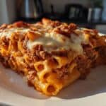 Rigatoni al Forno mit Kürbis und Hackfleisch