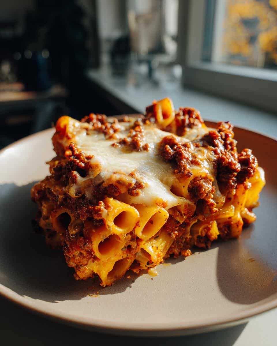 Rigatoni al Forno mit Kürbis und Hackfleisch - detail 3