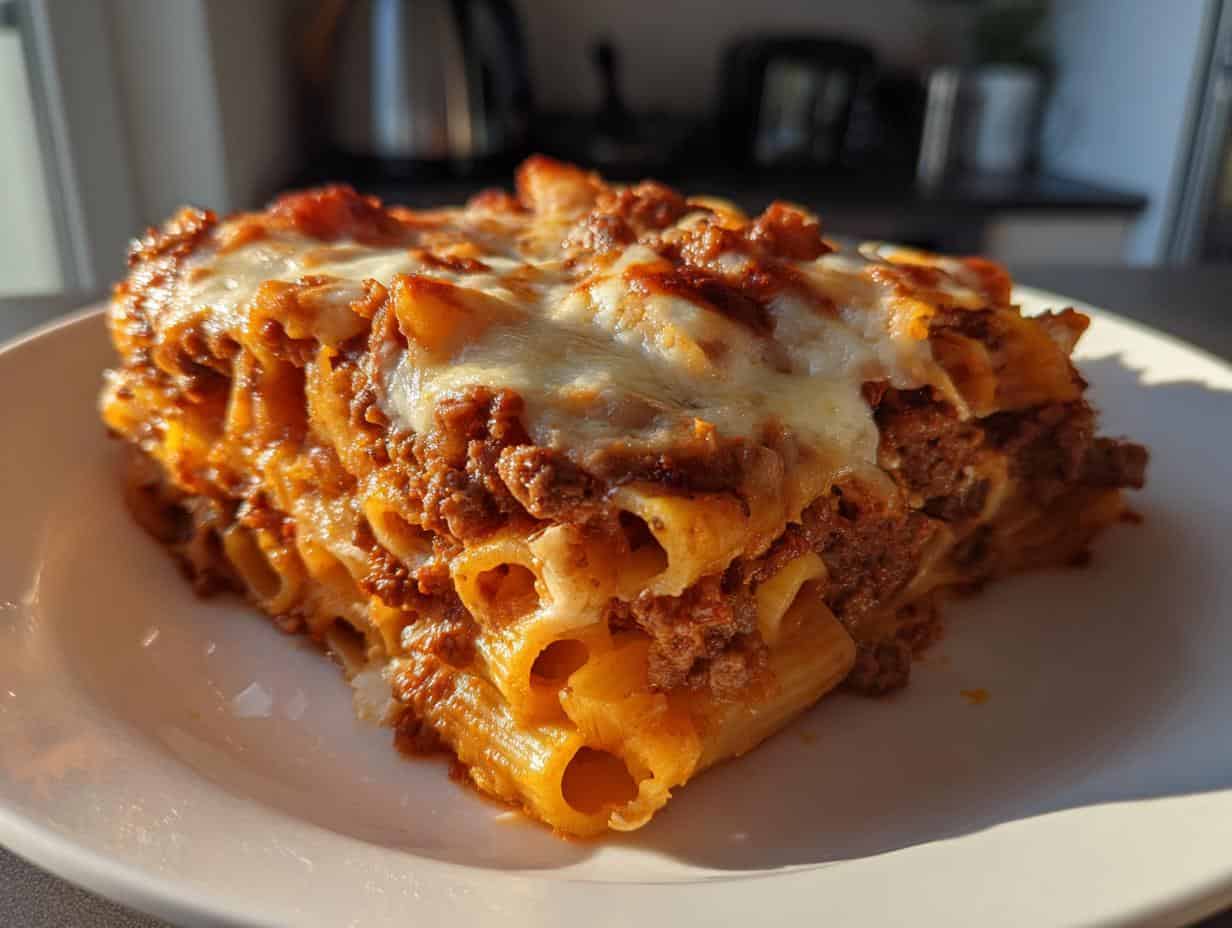 Unglaublich! Rigatoni al Forno Rezept mit 4 Zutaten