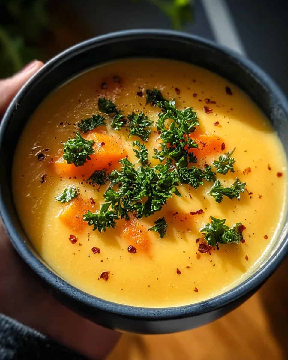 Samtige Möhren Kartoffel Suppe Rezept - detail 1