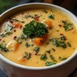 Samtige Möhren Kartoffel Suppe Rezept