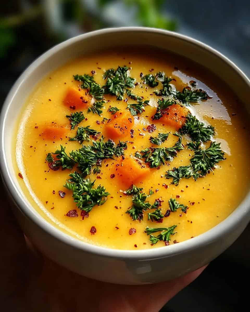 Samtige Möhren Kartoffel Suppe Rezept - detail 2