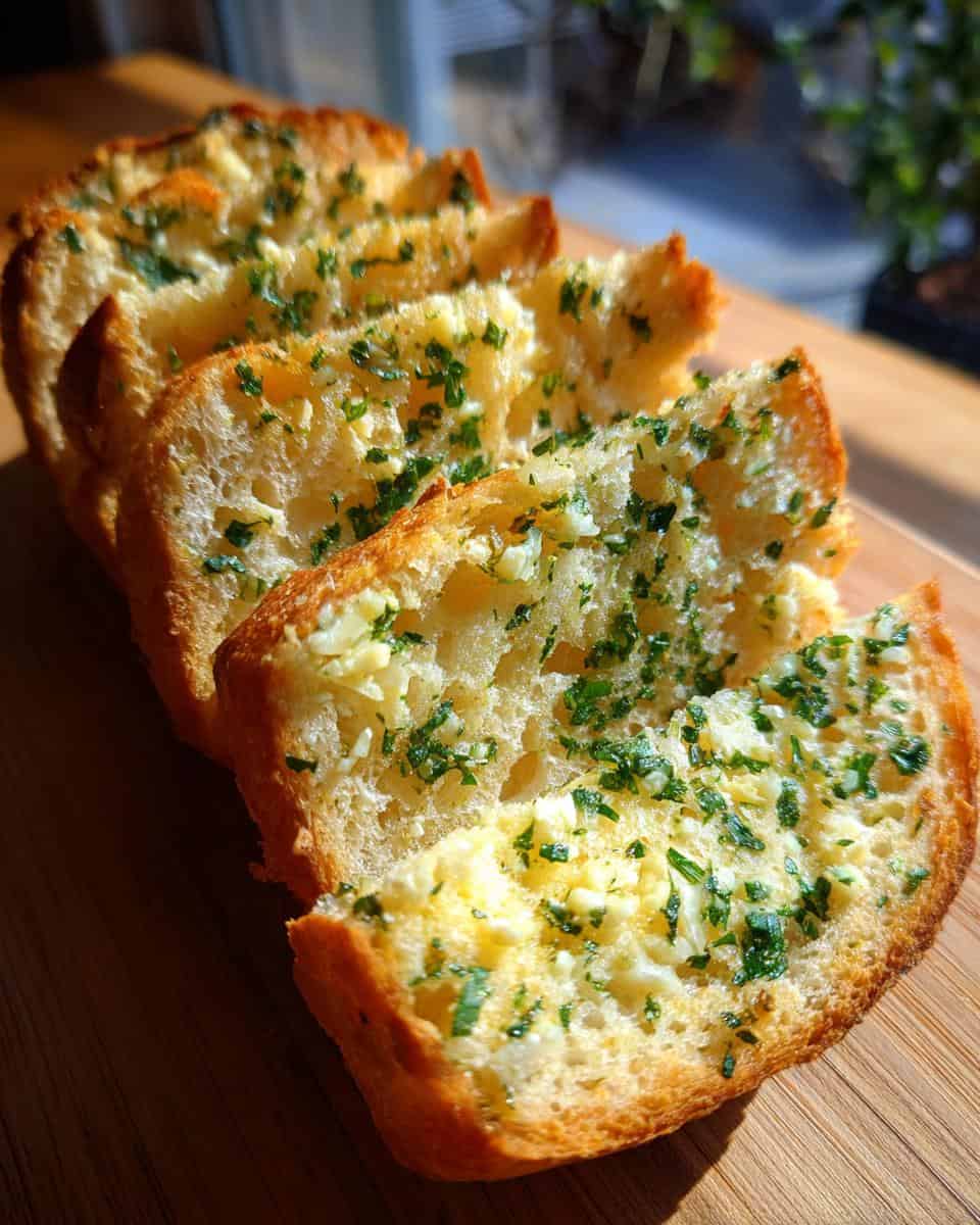 Schnelle Knoblauchstangen mit Butter - detail 1