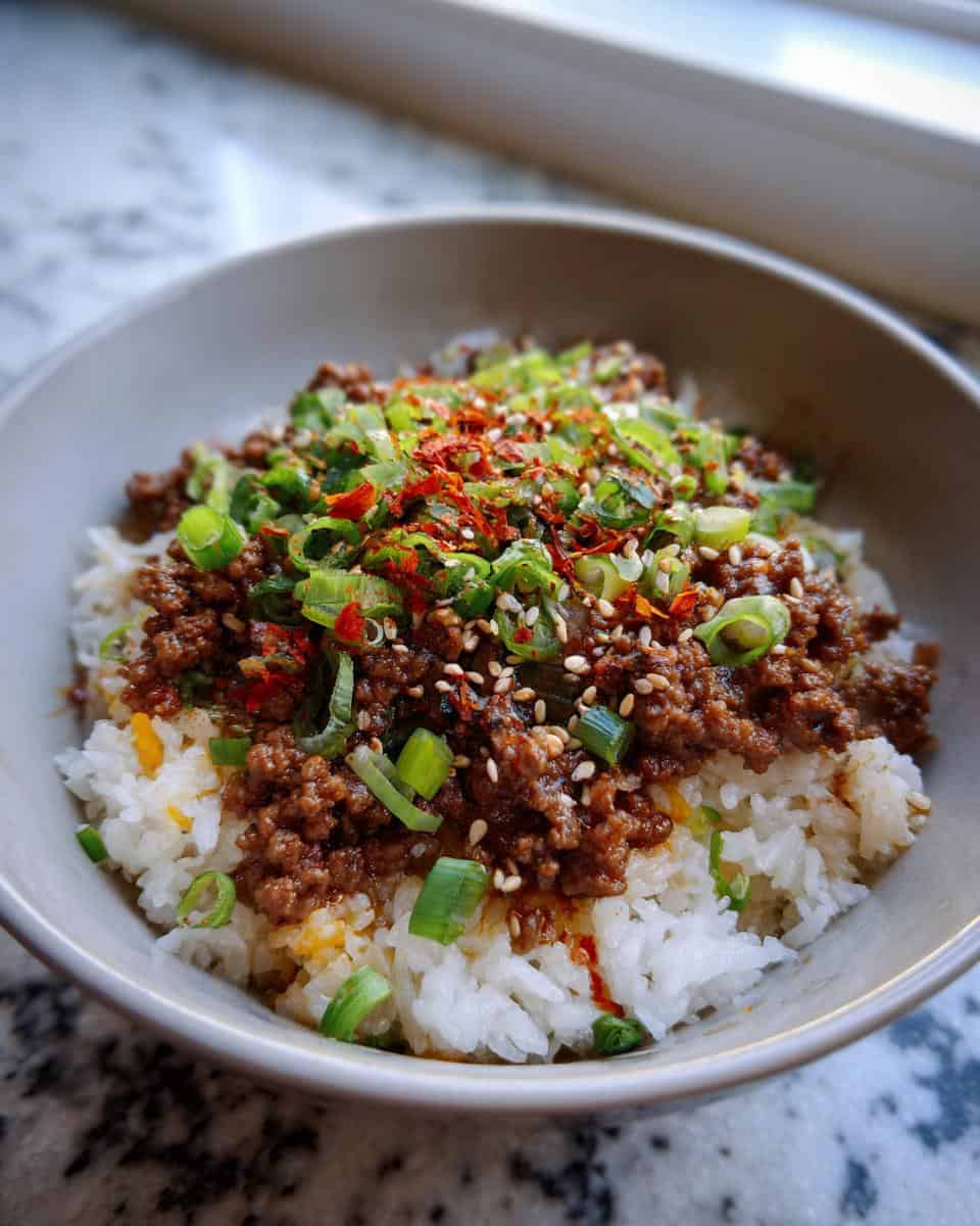 Schnelles und einfaches Bulgogi mit Hackfleisch und Reis - detail 1