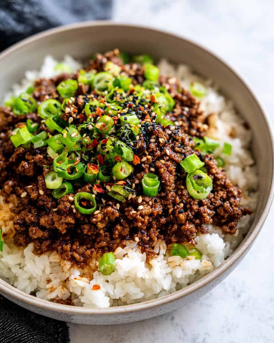 Schnelles und einfaches Bulgogi mit Hackfleisch und Reis - detail 3