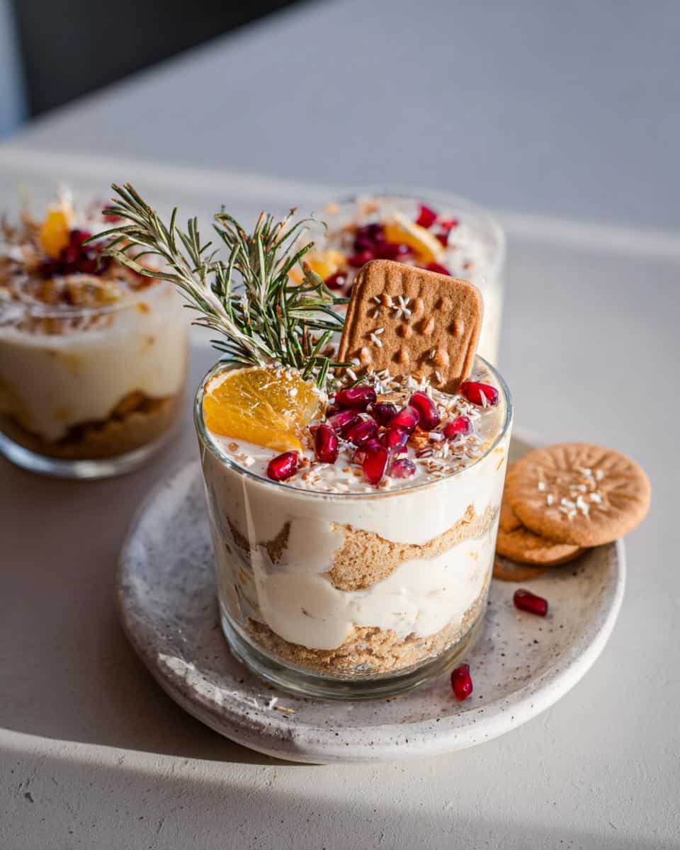 Spekulatiuscreme mit Orange im Glas - detail 3