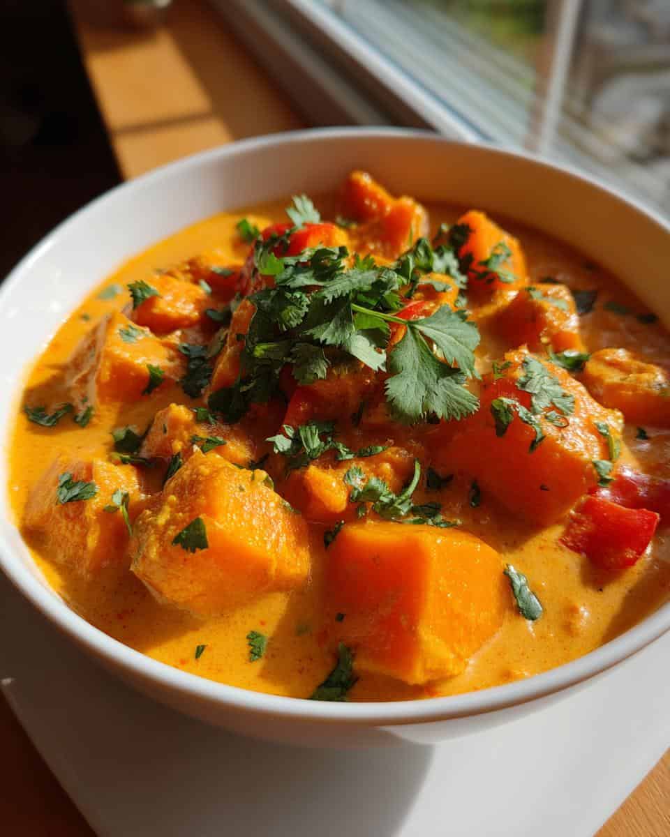 Thailändisches Kürbis Curry Rezept einfach und schnell - detail 1