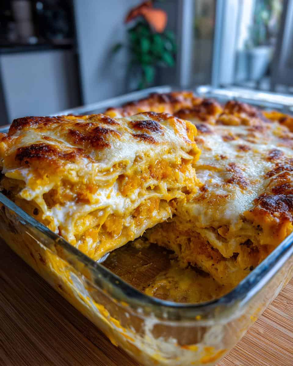 Vegetarische Kürbislasagne mit Béchamelsoße - detail 3