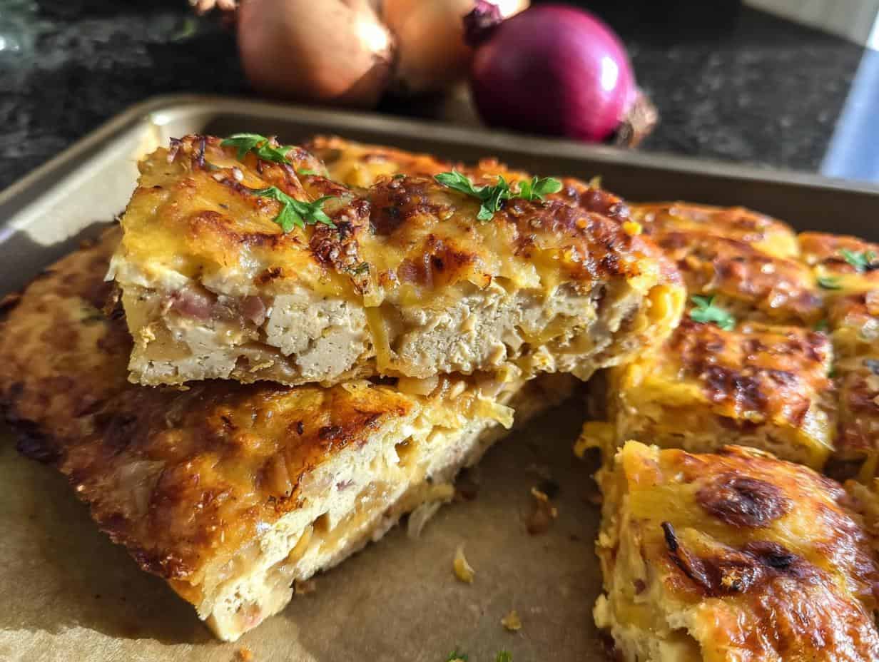 Unglaublich Lecker: Zwiebelkuchen vom Blech in 1 Stunde
