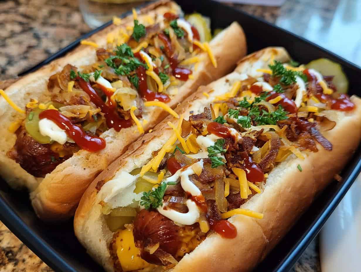Unglaublich lecker: 25 Überbackene Hot Dogs aus dem Airfryer