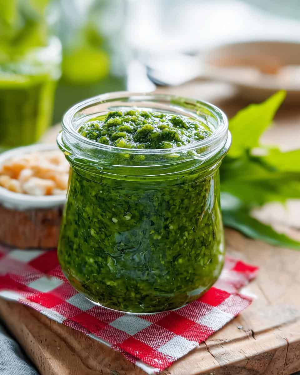 Bärlauch Pesto selber machen einfaches Rezept - detail 1