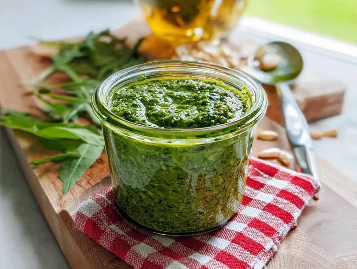 Bärlauch Pesto selber machen einfaches Rezept