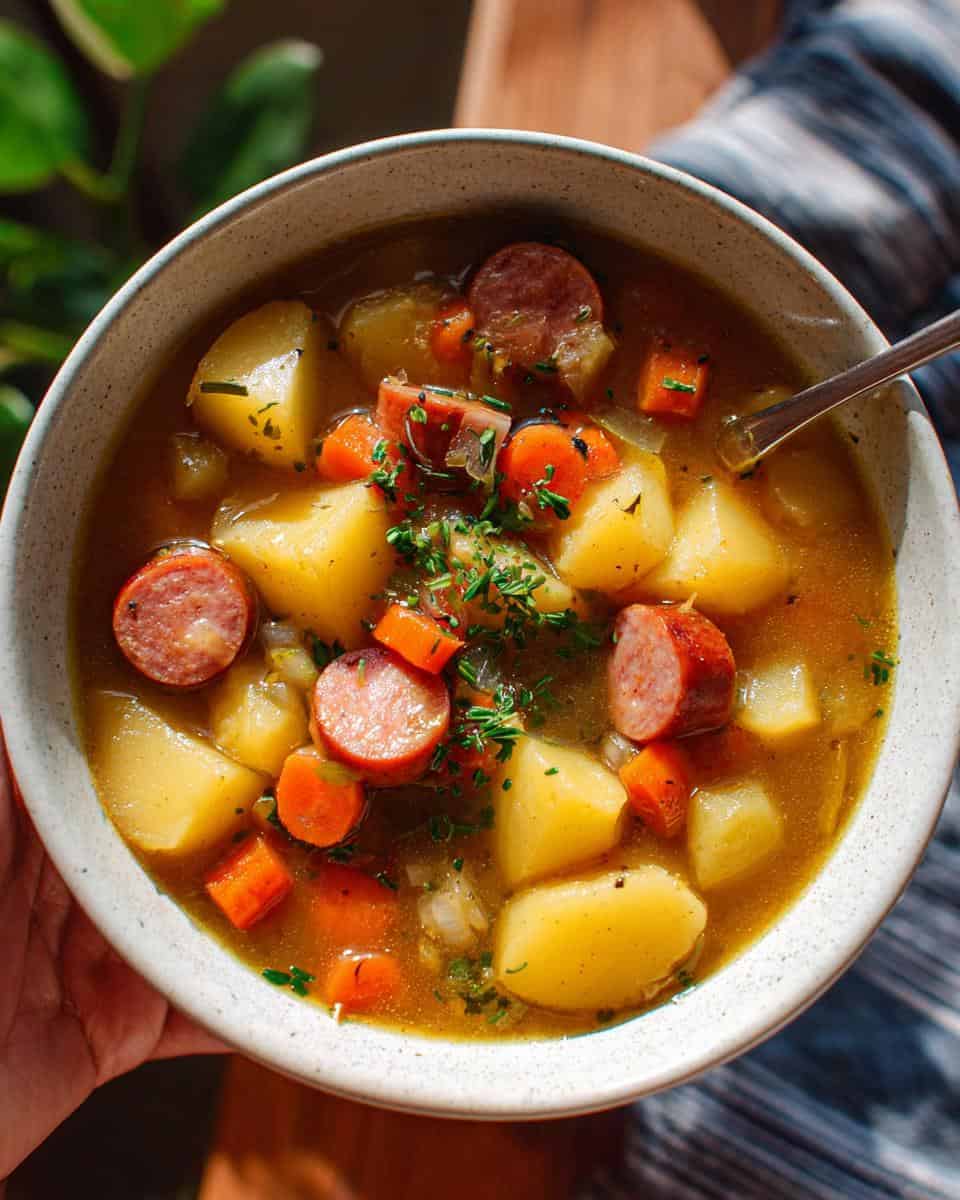 Deftiger Kartoffeltopf mit Würstchen einfach selber machen - detail 1