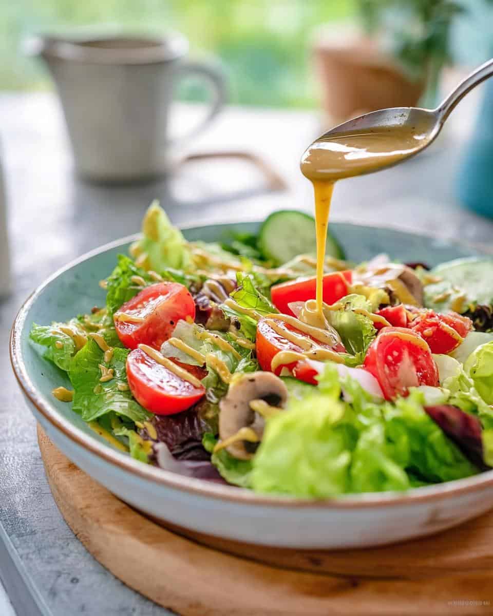 Honig Senf Dressing selber machen für Salat - detail 2