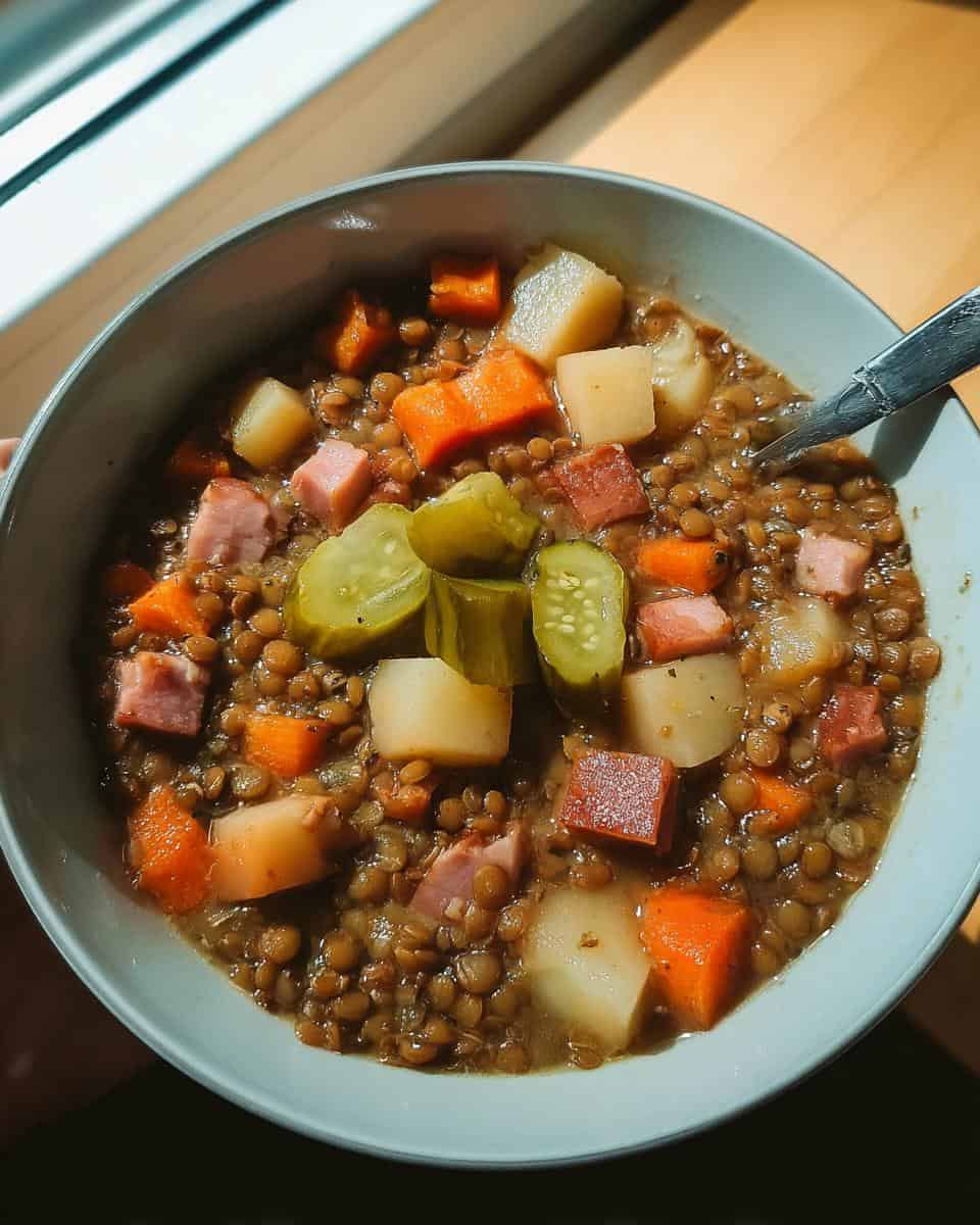 Linsensuppe Rezept Erzgebirgsart - detail 1