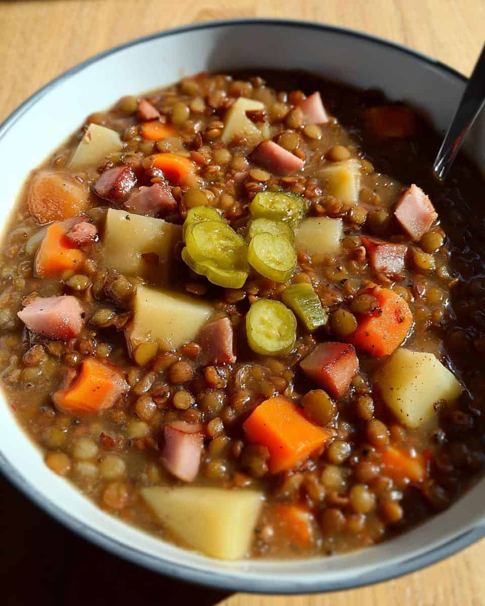 Linsensuppe Rezept Erzgebirgsart - detail 2