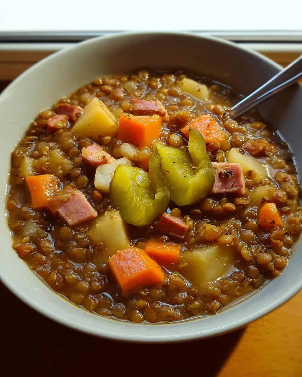 Linsensuppe Rezept Erzgebirgsart - detail 3