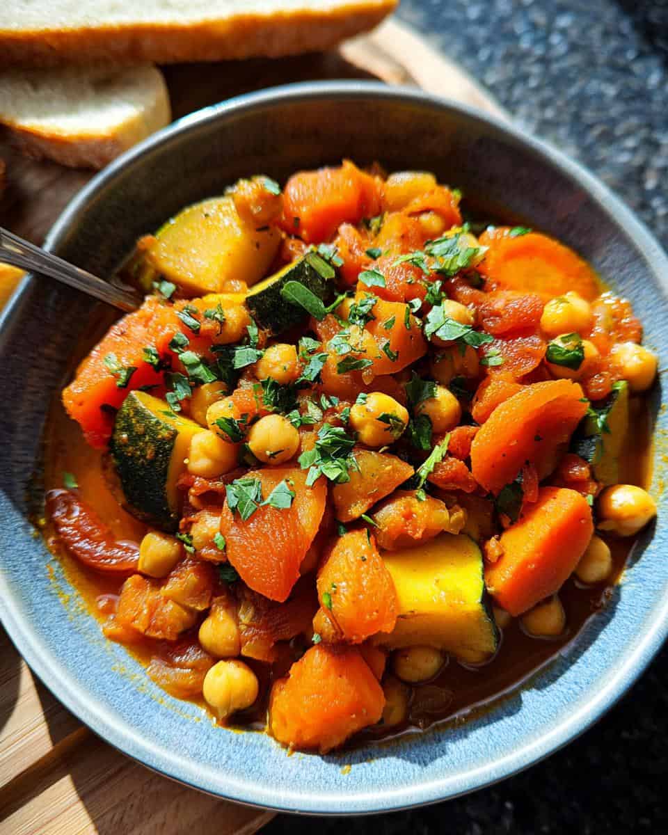 Marokkanischer Kichererbsen-Eintopf aus dem Ofen - detail 1