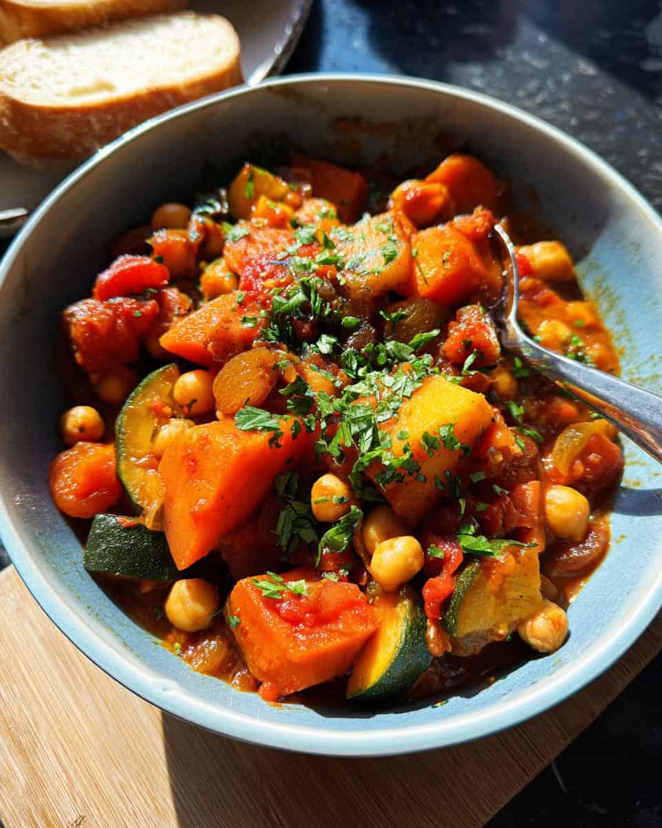 Marokkanischer Kichererbsen-Eintopf aus dem Ofen - detail 2