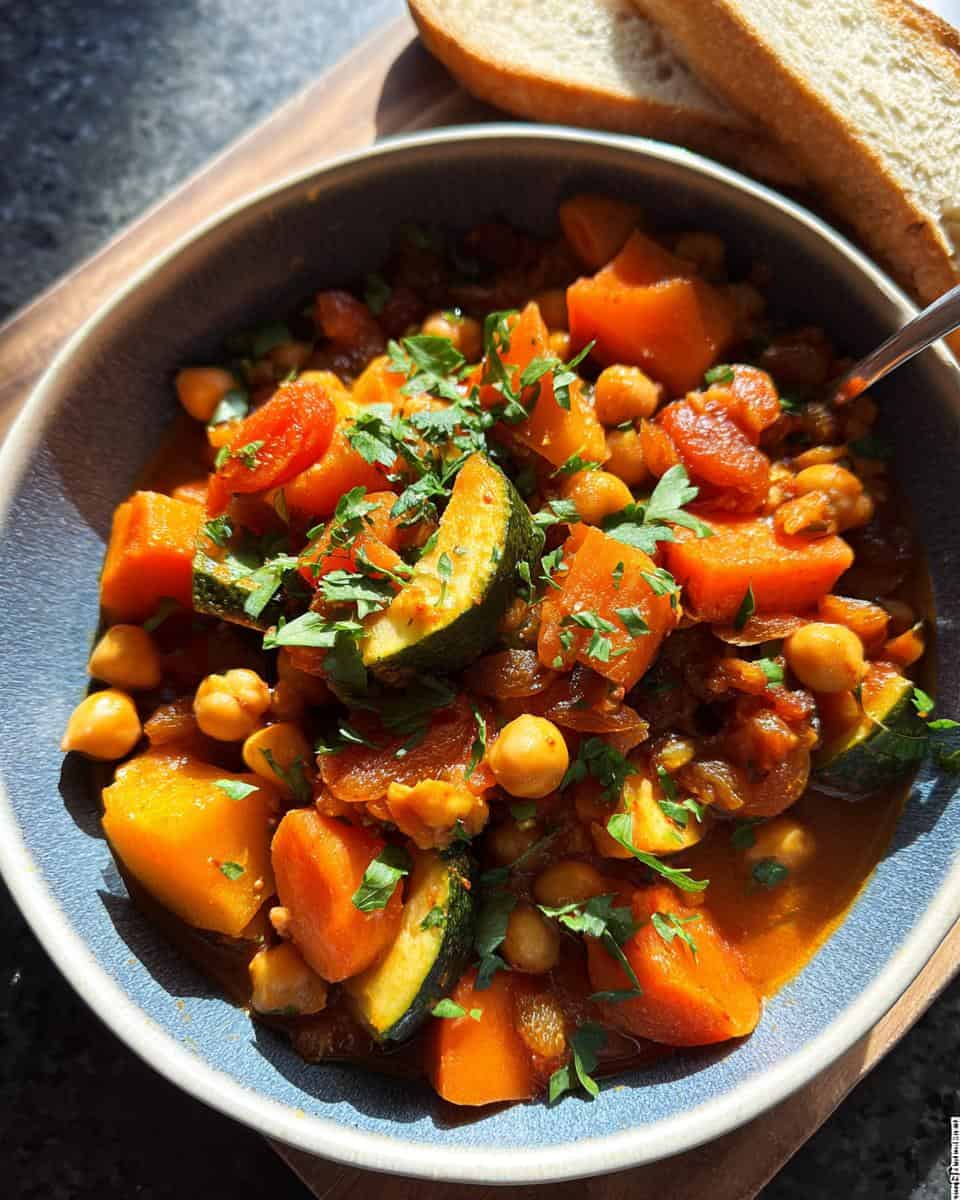 Marokkanischer Kichererbsen-Eintopf aus dem Ofen - detail 3