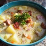 Omas Kartoffelsuppe mit Würstchen Rezept