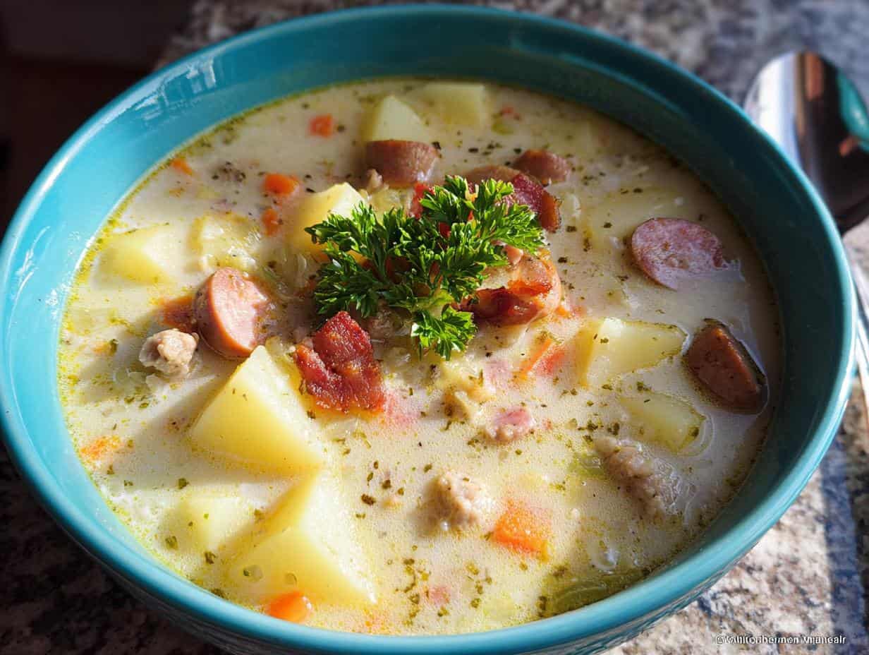 Omas Kartoffelsuppe: 1 Stunde köstlich & unglaublich