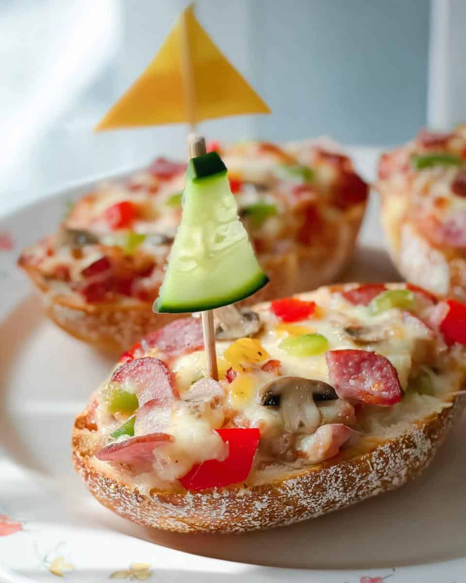 Pizza Schiffchen schneller Snack - detail 1