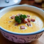 Thermomix Kartoffelsuppe mit Schinkenwürfeln