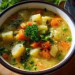 Vegetarische Kartoffelsuppe einfach selber machen
