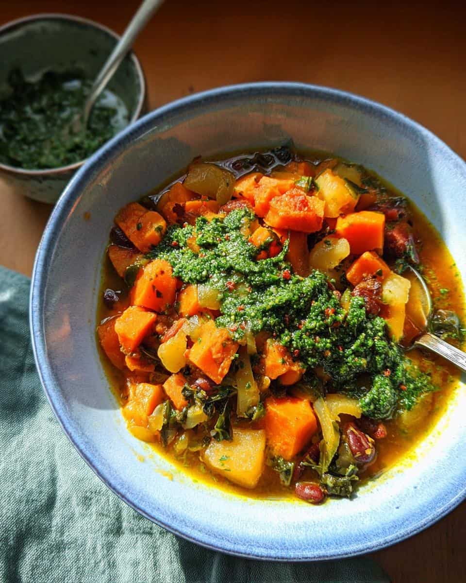 Winterlicher Gemüseeintopf mit Gremolata - detail 1